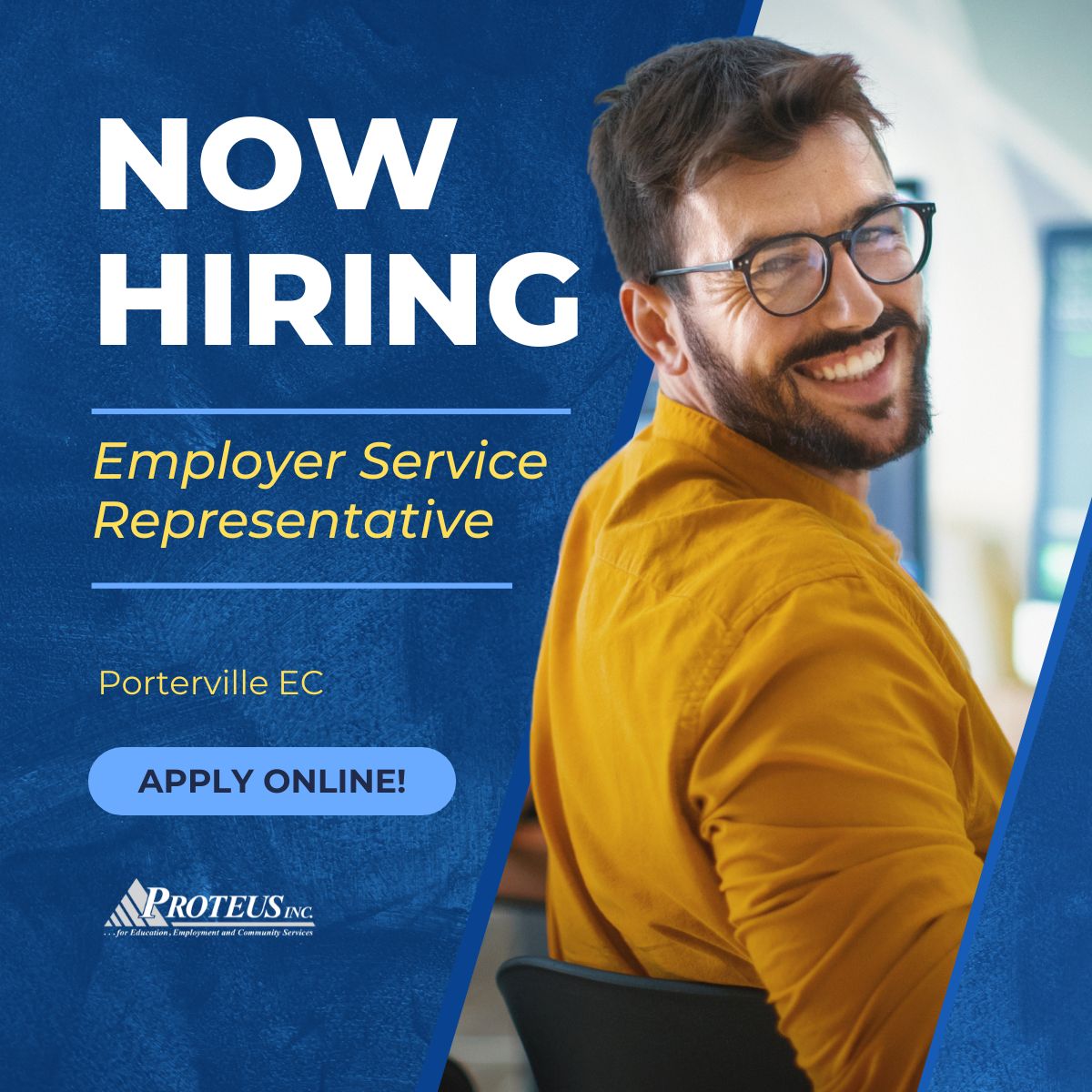 Employer Service Representative - Porterville EC - Job Announcement